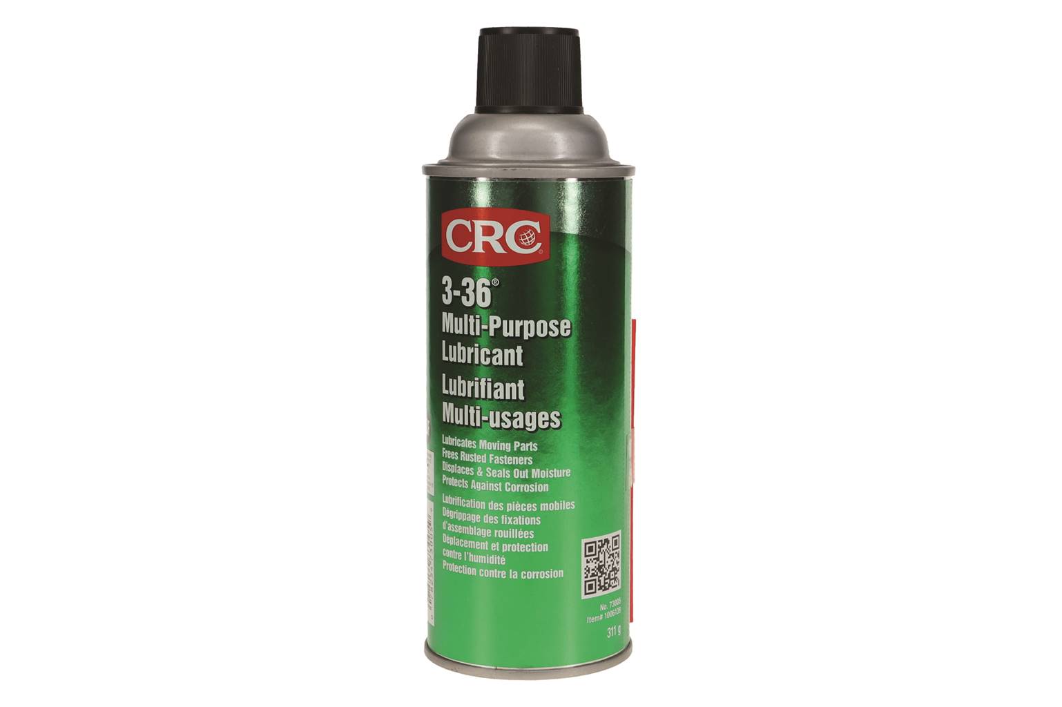 CRC 3-36 Multi-Purpose Precision Lubricant, 311 G, Amber