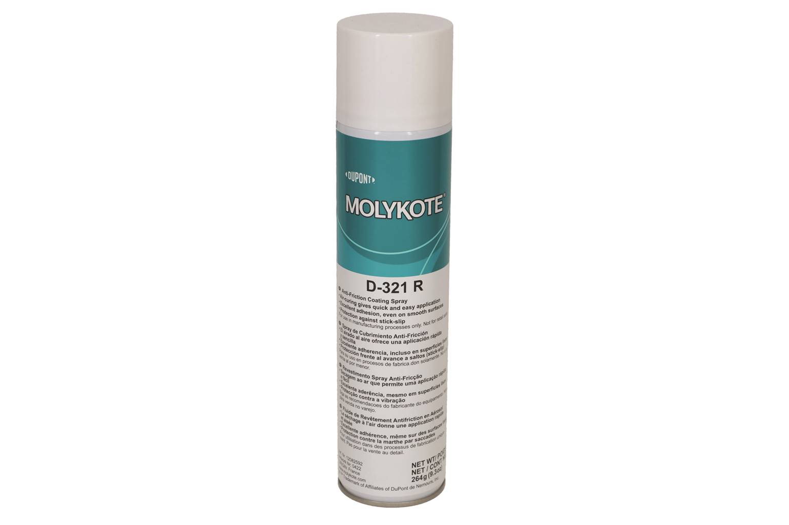 東レ　DuPont MOLYKOTE D-321R スプレー 12本セット Molykote D-321R Anti-Friction Coating, 400 Ml, Aerosol |