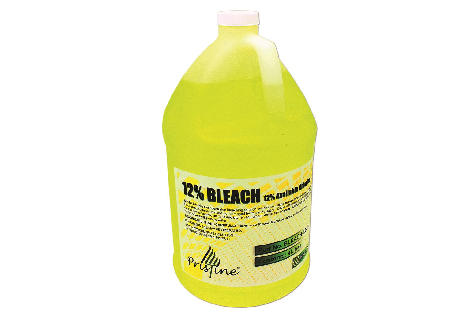 Pristine Industrial 12% Bleach | jjjbleach124l |