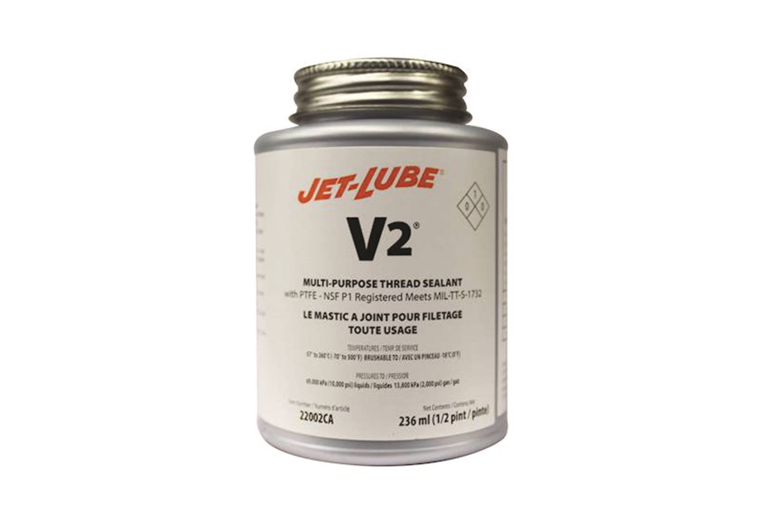 Jet-Lube V-2 Multi-Purpose Ptfe Thread Sealant | jjjv21