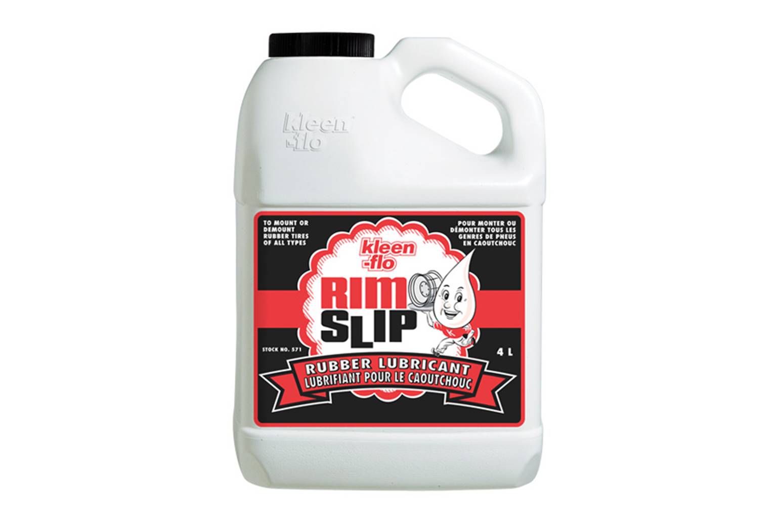 Kleen-Flo Rim Slip Tire Mounting Lube, 4 L, Jug | klf571