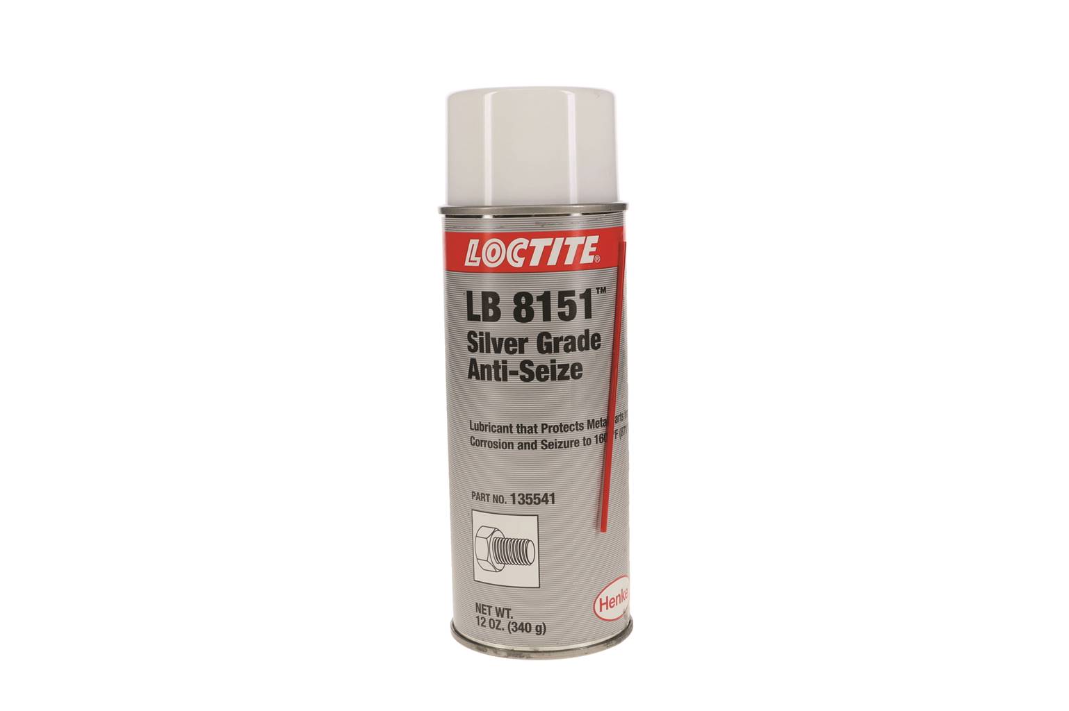 Loctite LB 8151™ Heavy-Duty Silver Anti-Seize Spray, 12