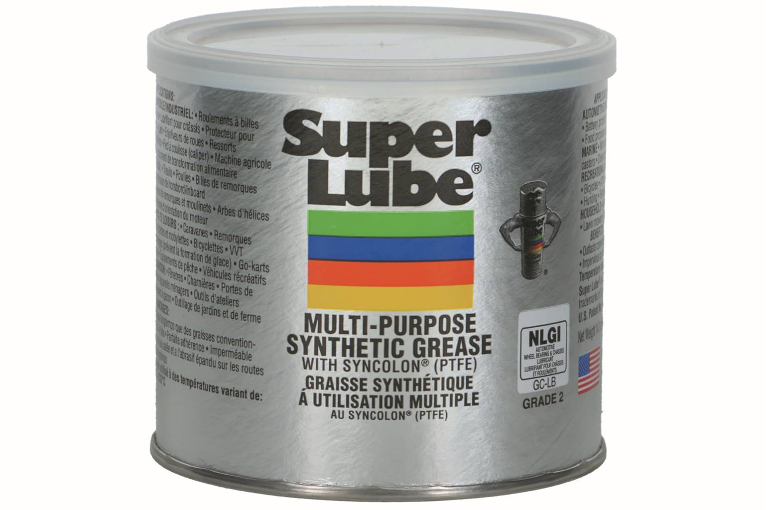 Super Lube Multi-Purpose Synthetic Grease, NLGI #2, 400 G