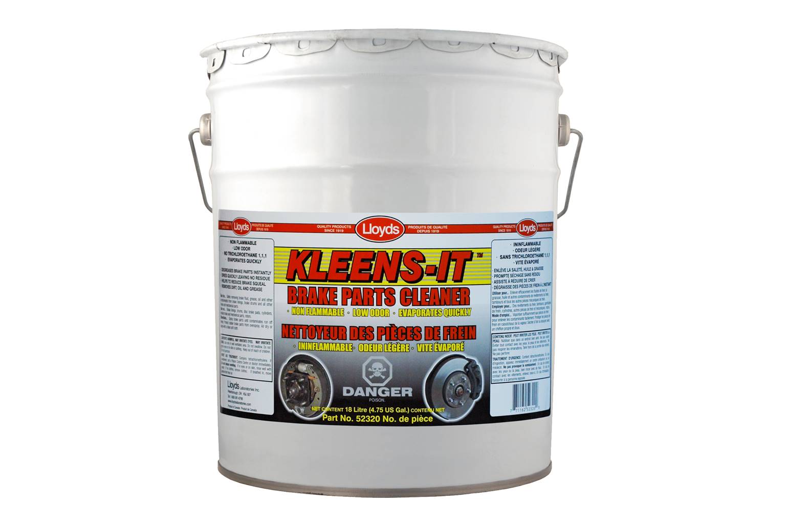 Lloyds Kleens It Non-Flammable Brake Parts Cleaner | llo