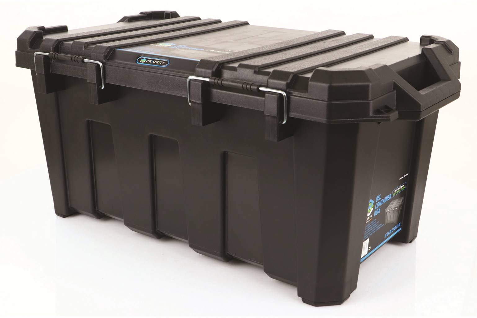 Priority Heavy-Duty Plastic Storage Container, 85 L | pcr