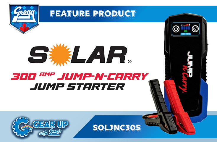 Feature Product – Solar Jump-N-Carry Jump Starter
