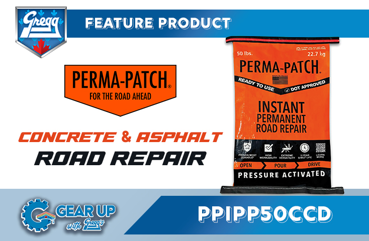 Feature Product – Perma-Patch Concrete and Asphalt Road Repair