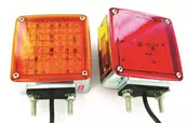 Techspan Square LED Double Face Lamp | tec706202ea | ohcanadasupply.ca